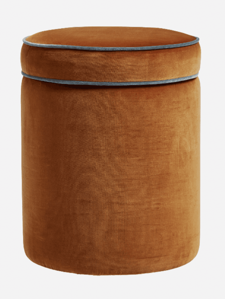 Image may contain Furniture Ottoman Accessories Bag and Handbag